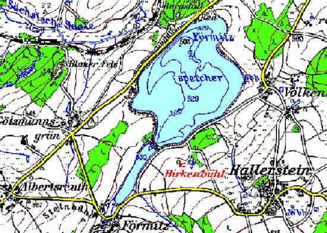 Blick auf die Karte